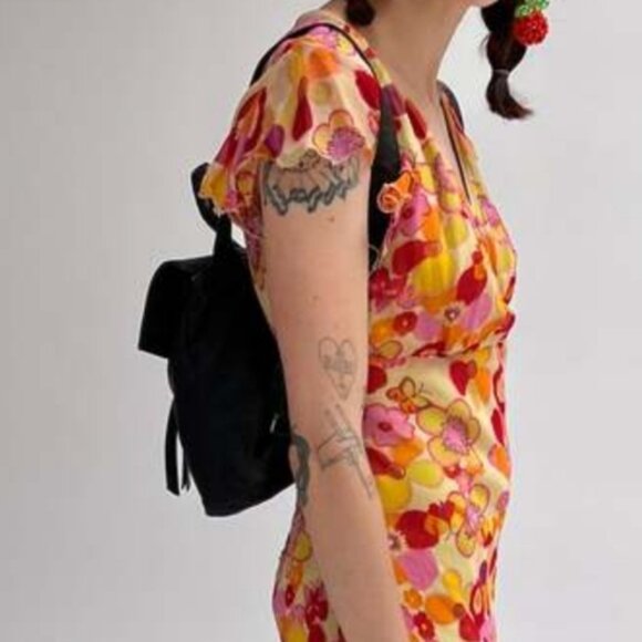 Botkier black nylon shoulderbag with logo straps and a leather flap - Picture 14 of 14